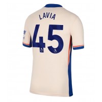 Camiseta Chelsea Romeo Lavia #45 Visitante Equipación 2024-25 manga corta